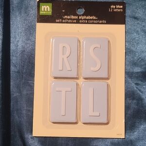 Alphabets Sky Blue Letters